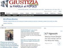 Tablet Screenshot of in-giustizia.eu